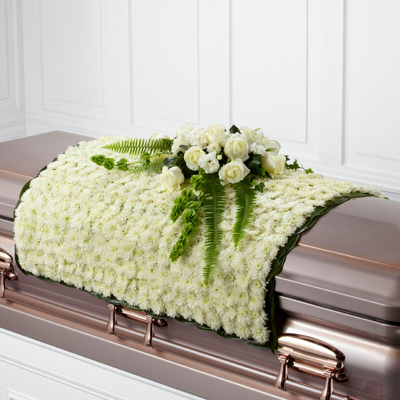 Death Care Industry _ Casket Coffin Flower Blanket