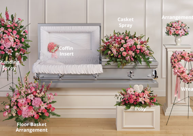 Death Care Industry _ Funeral and celebration of life Floral Arrangements